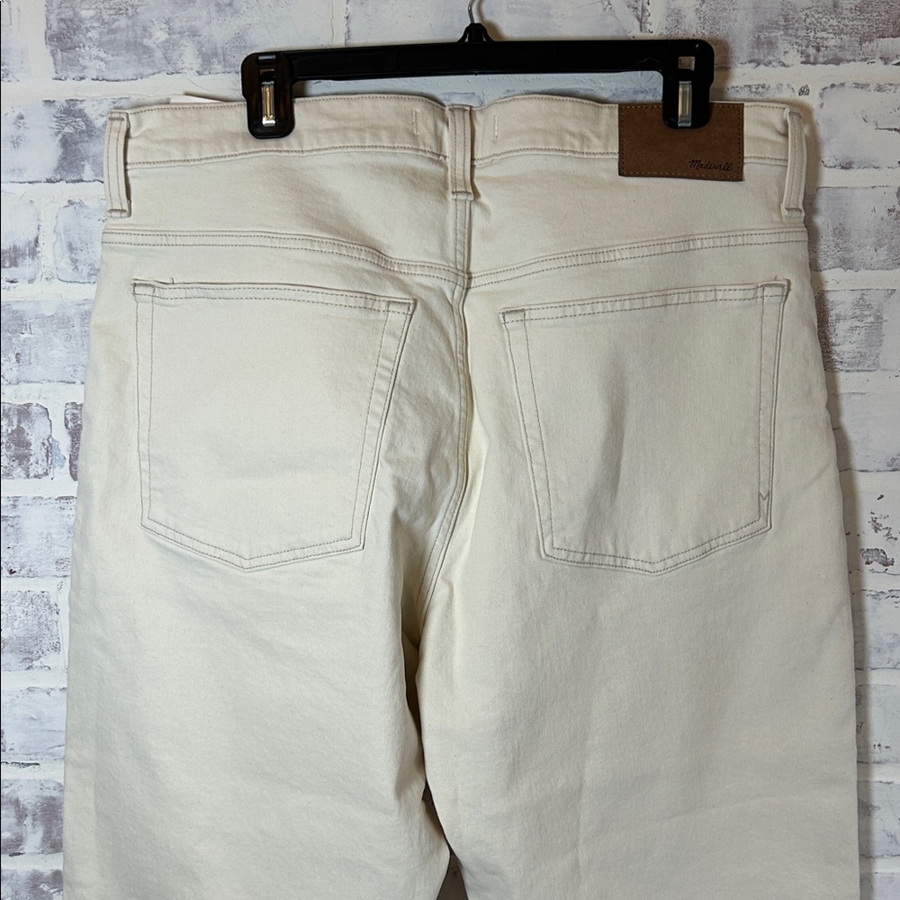 Madewell Men’s 36 X 32 Relaxed Taper Jeans Denim Stretch NWT VTG Canvas/ Cream - Picture 8 of 8